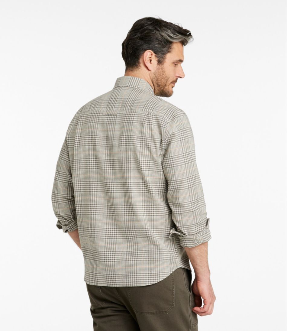 Men's Stonecoast Hemp Shirt, Long-Sleeve, Slightly Fitted Untucked Fit | L.L.Bean on sale