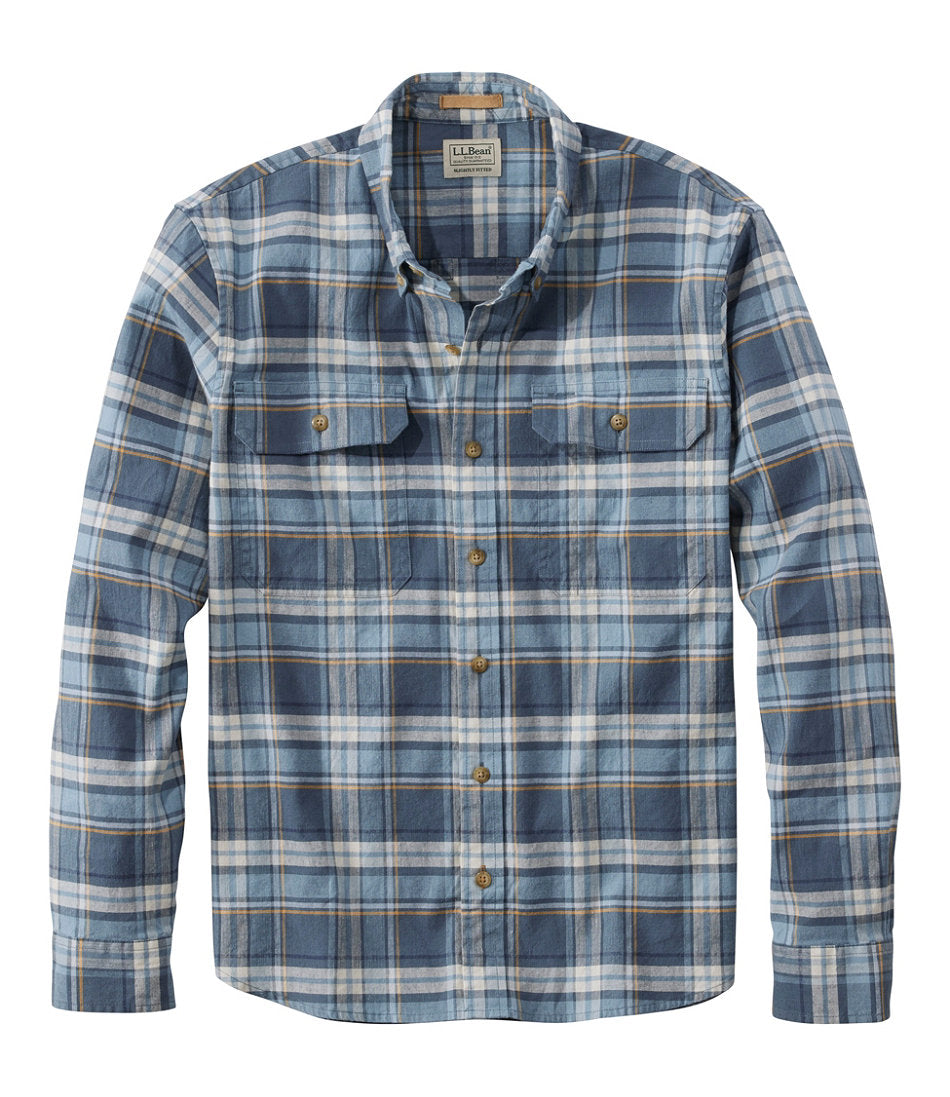 Men's Stonecoast Hemp Shirt, Long-Sleeve, Slightly Fitted Untucked Fit | L.L.Bean on sale - US 1655