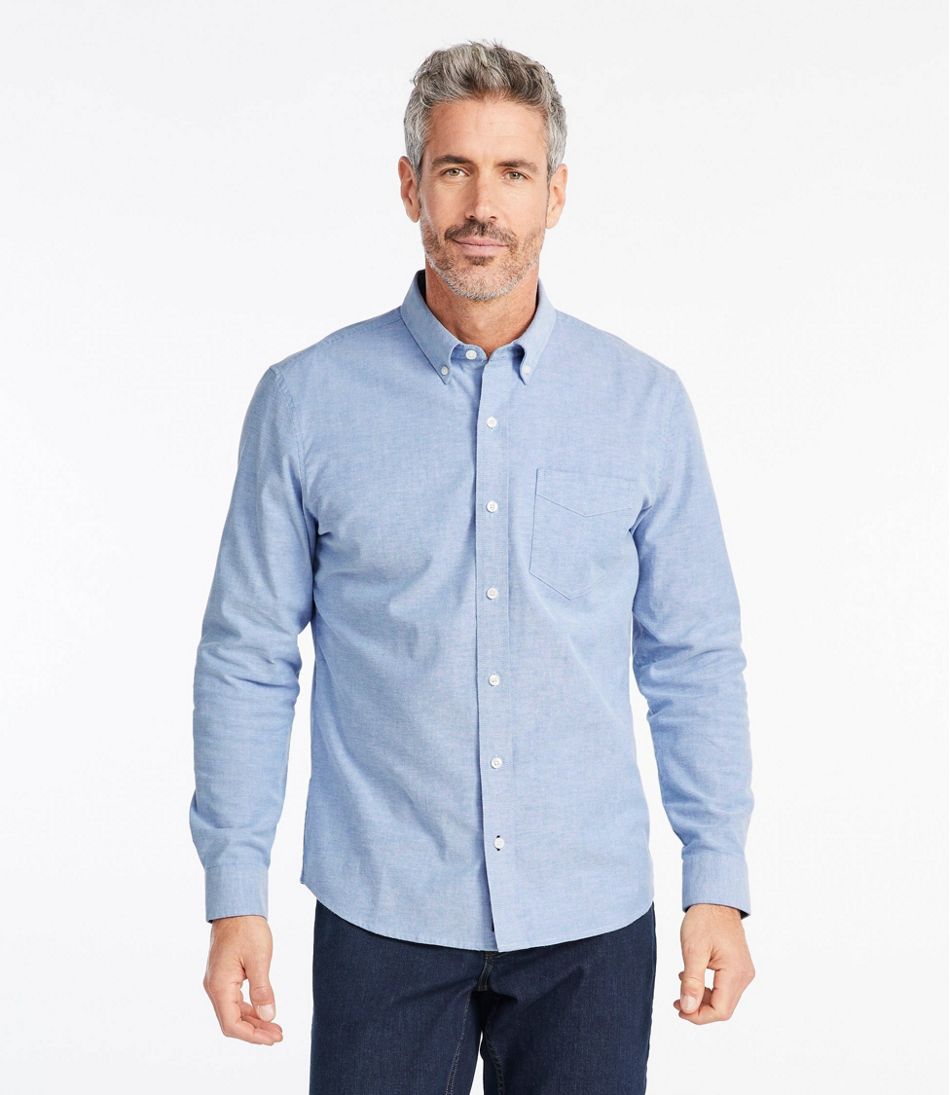 Men's Comfort Stretch® Oxford Shirt, Slightly Fitted Untucked Fit | L.L.Bean near me