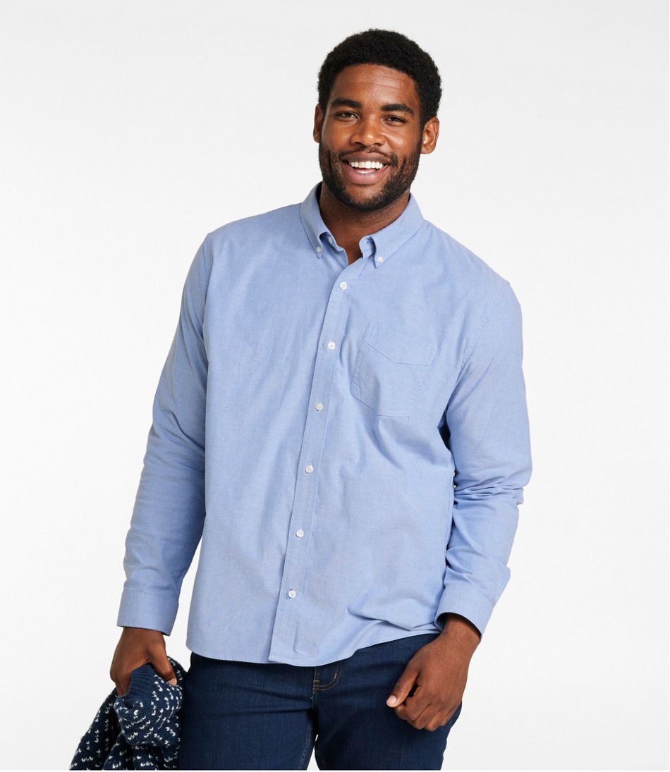 Men's Comfort Stretch® Oxford Shirt, Slightly Fitted Untucked Fit | L.L.Bean near me