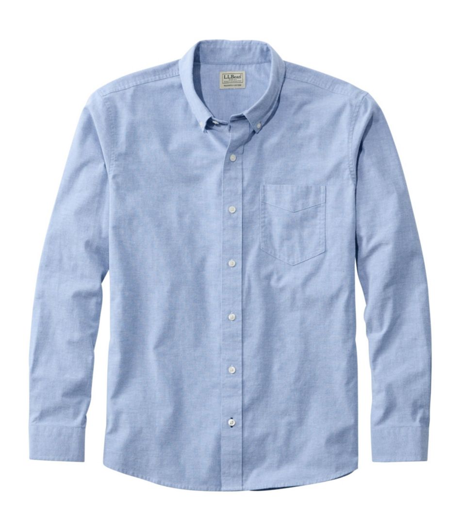 Men's Comfort Stretch® Oxford Shirt, Slightly Fitted Untucked Fit | L.L.Bean near me