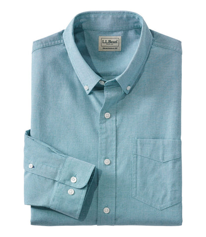Men's Comfort Stretch® Oxford Shirt, Slightly Fitted Untucked Fit | L.L.Bean near me - US 4992