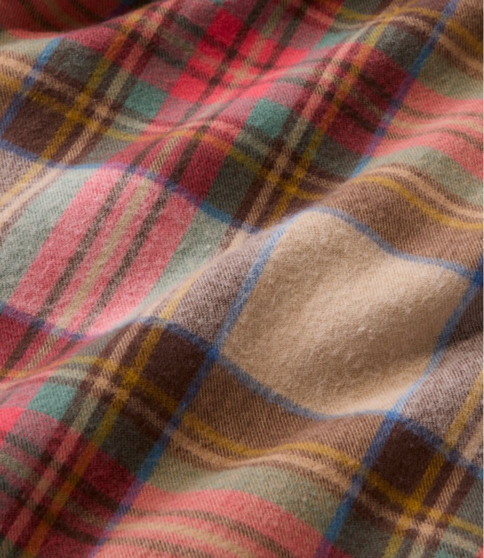 Men's Scotch Plaid Flannel Shirt, Snap-Front, Slightly Fitted Untucked Fit | L.L.Bean discount