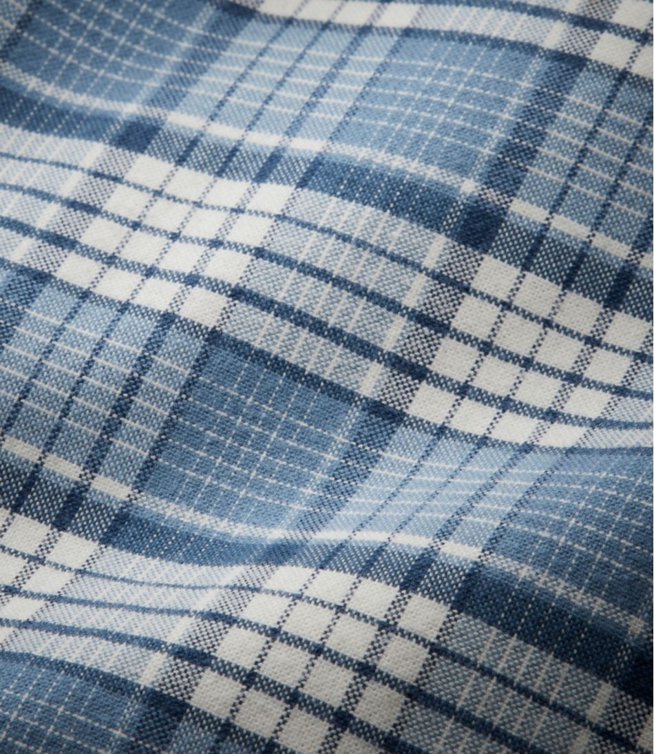 Men's Comfort Stretch® Oxford Shirt, Traditional Untucked Fit, Plaid | L.L.Bean outlet
