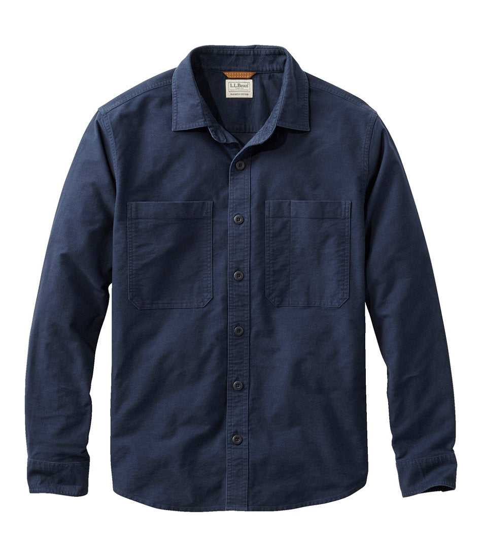 Men's Bean's Moleskin Shirt, Slightly Fitted Untucked Fit | L.L.Bean sale - US 8872