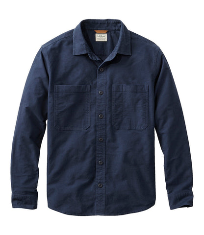Men's Bean's Moleskin Shirt, Slightly Fitted Untucked Fit | L.L.Bean sale - US 8872