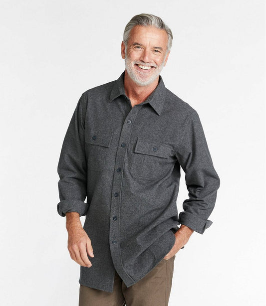 Men's Chamois Shirt, Slightly Fitted | L.L.Bean for sale