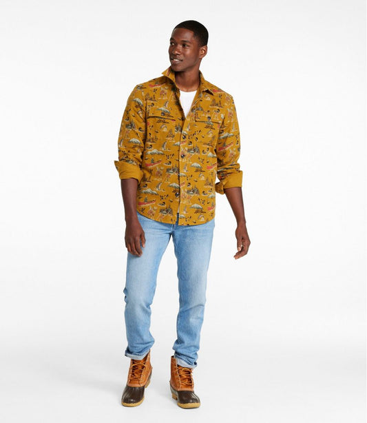 Men's Signature 1933 Chamois Cloth Shirt, Slim Fit, Pattern | L.L.Bean on sale