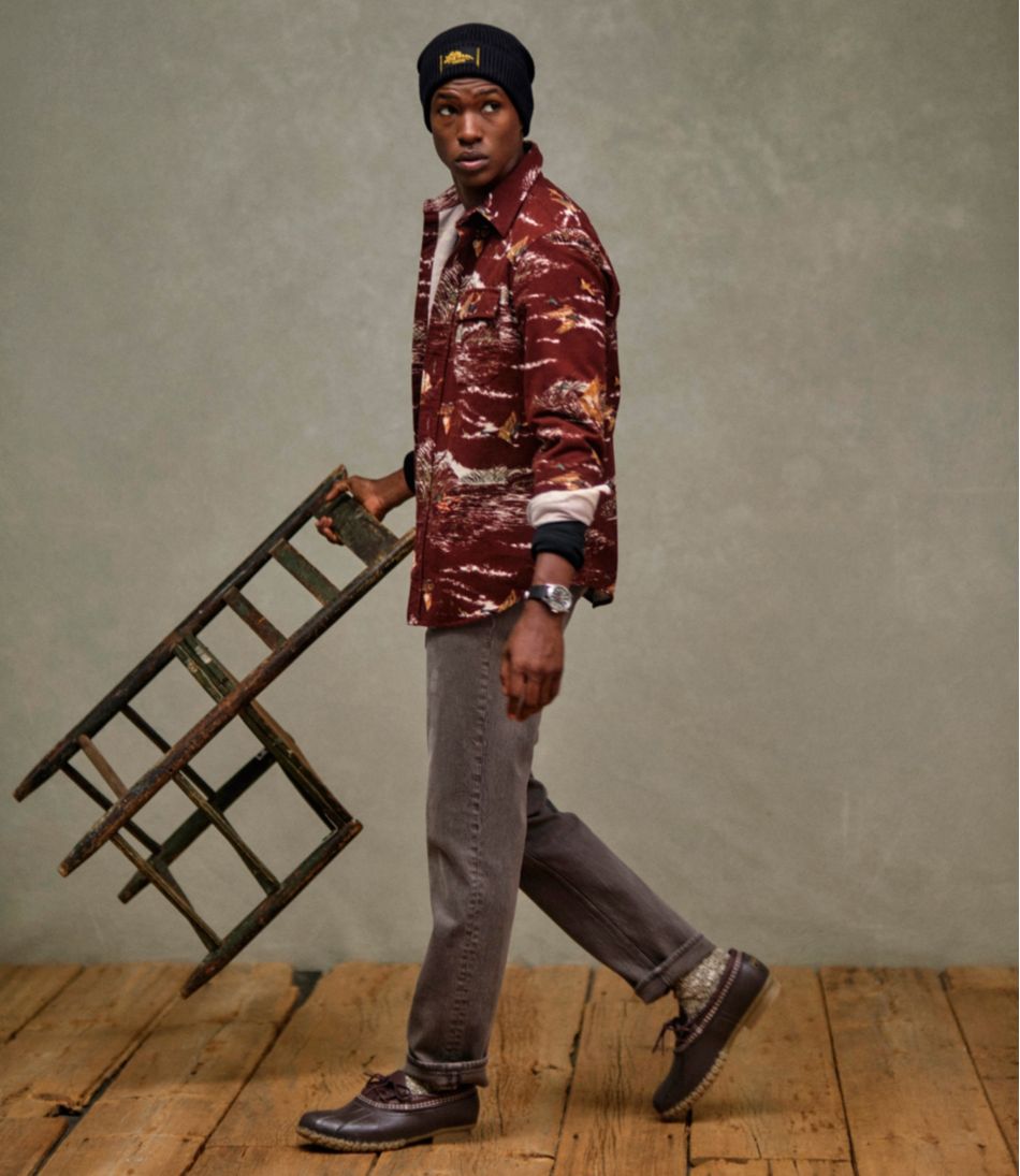 Men's Signature 1933 Chamois Cloth Shirt, Slim Fit, Pattern | L.L.Bean on sale