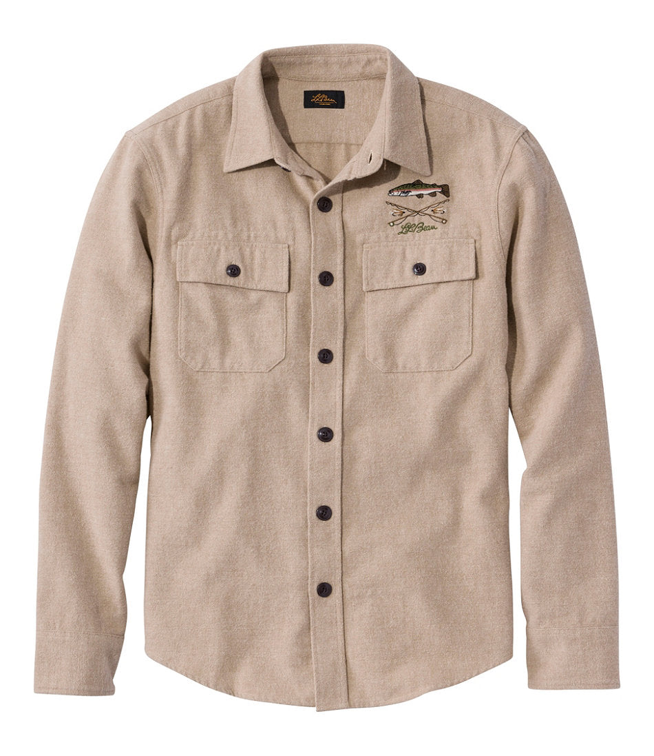 Men's Signature 1933 Chamois Cloth Shirt, Slim Fit, Pattern | L.L.Bean on sale - US 8193