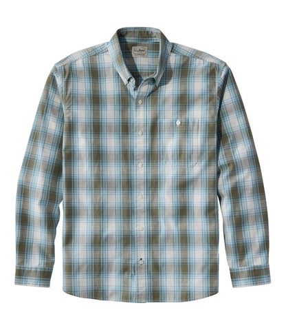 Men's Comfort Stretch® Chambray Shirt, Traditional Untucked Fit, Long-Sleeve, Print | L.L.Bean near me