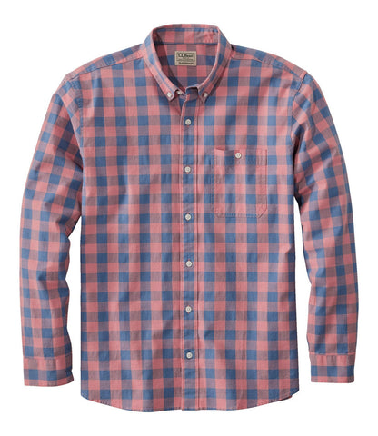 Men's Comfort Stretch® Chambray Shirt, Traditional Untucked Fit, Long-Sleeve, Print | L.L.Bean near me - US 9015