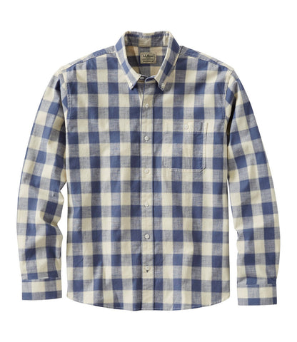 Men's Comfort Stretch® Chambray Shirt, Traditional Untucked Fit, Long-Sleeve, Print | L.L.Bean near me - US 9015