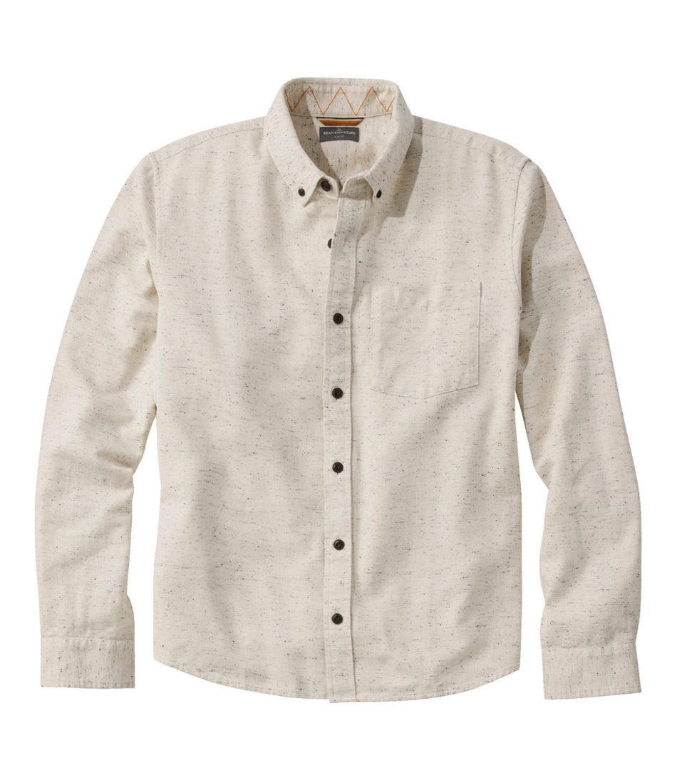 Men's Signature Donegal Woven Shirt, Long-Sleeve | L.L.Bean discount