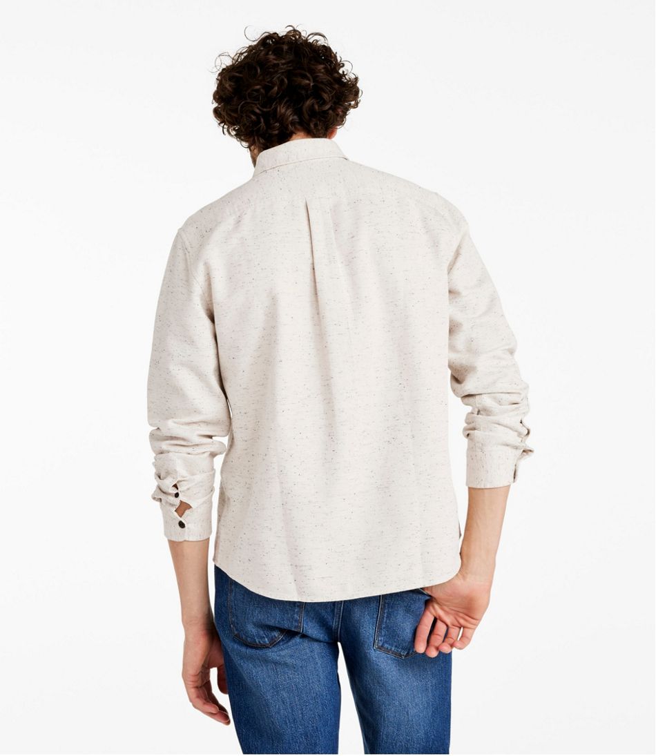 Men's Signature Donegal Woven Shirt, Long-Sleeve | L.L.Bean discount