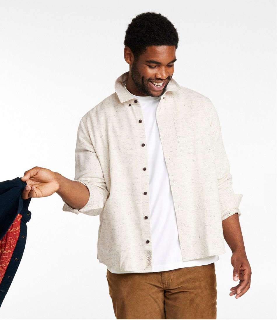 Men's Signature Donegal Woven Shirt, Long-Sleeve | L.L.Bean discount