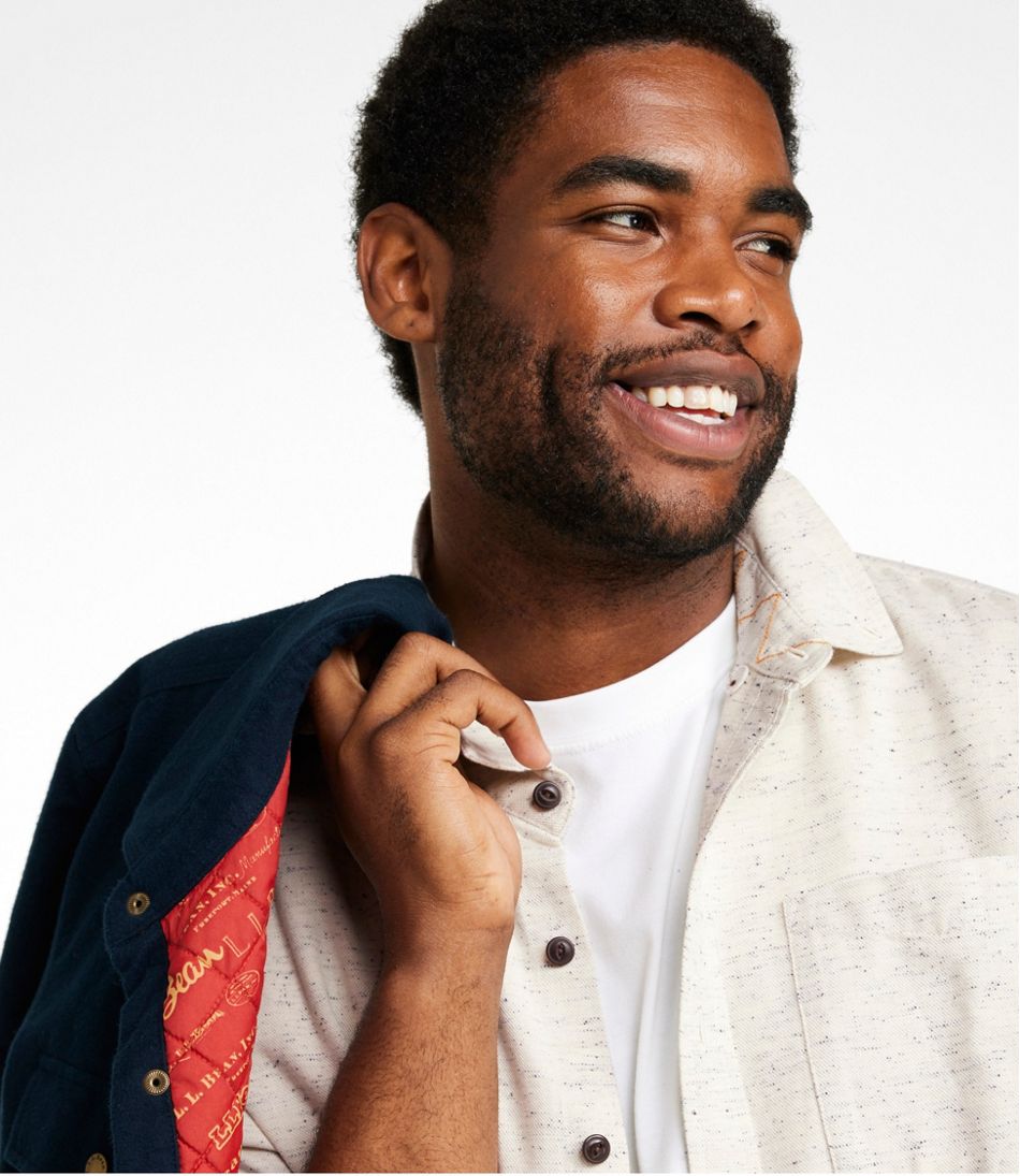 Men's Signature Donegal Woven Shirt, Long-Sleeve | L.L.Bean discount