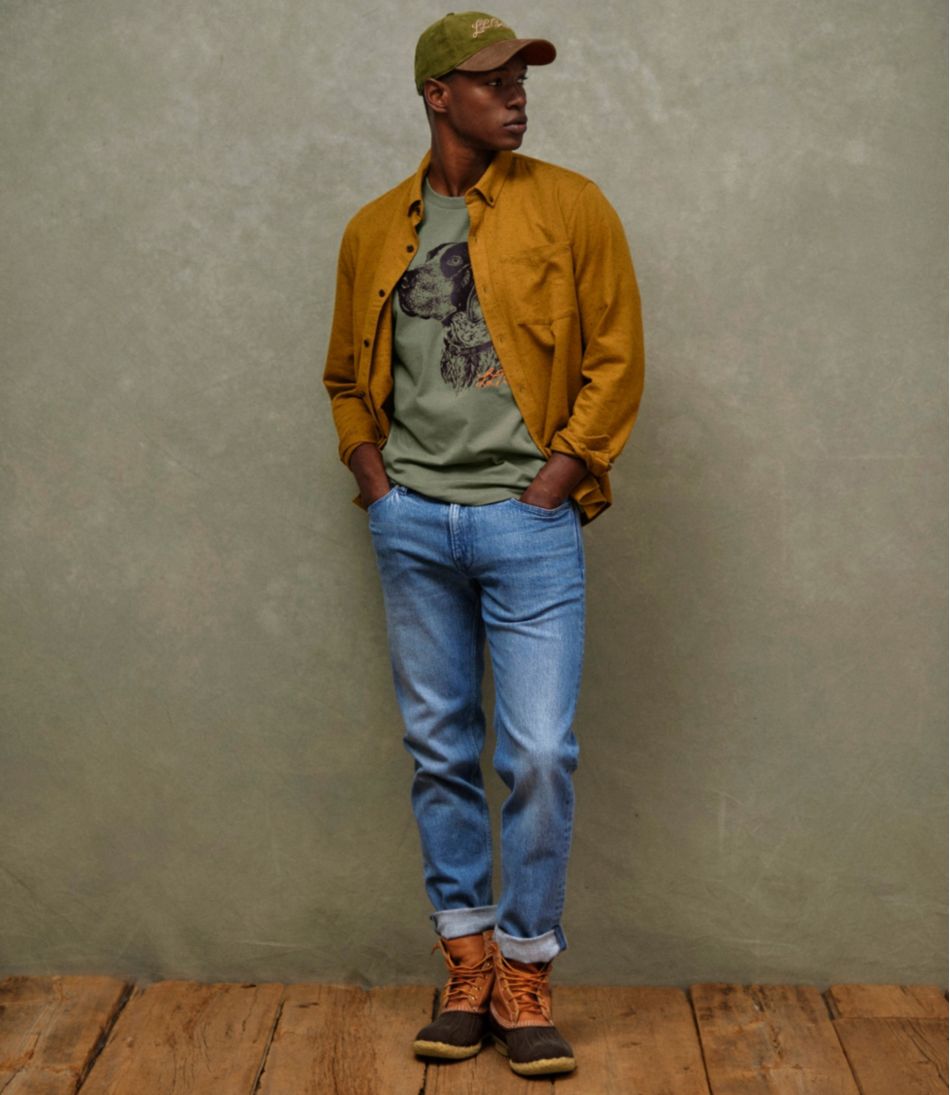 Men's Signature Donegal Woven Shirt, Long-Sleeve | L.L.Bean discount