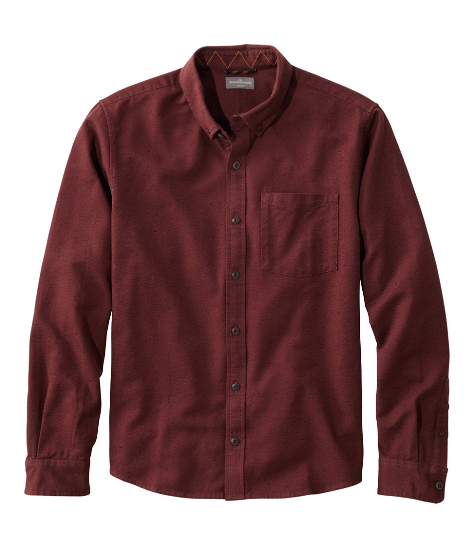 Men's Signature Donegal Woven Shirt, Long-Sleeve | L.L.Bean discount - US 8922