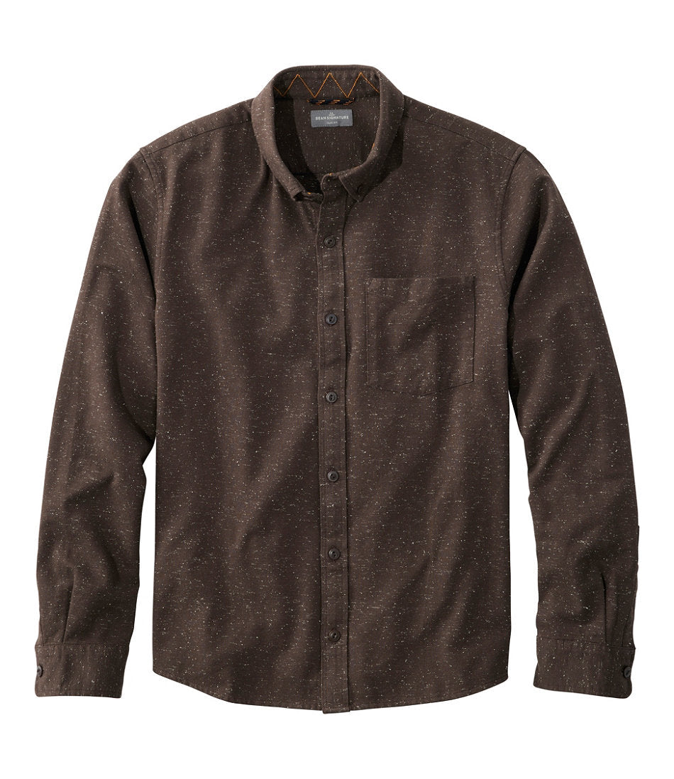 Men's Signature Donegal Woven Shirt, Long-Sleeve | L.L.Bean discount - US 8922