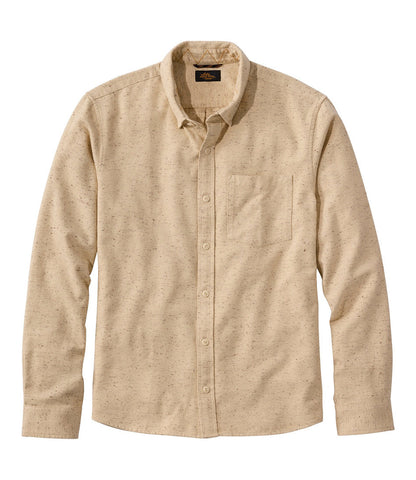 Men's Signature Donegal Woven Shirt, Long-Sleeve | L.L.Bean discount - US 8922