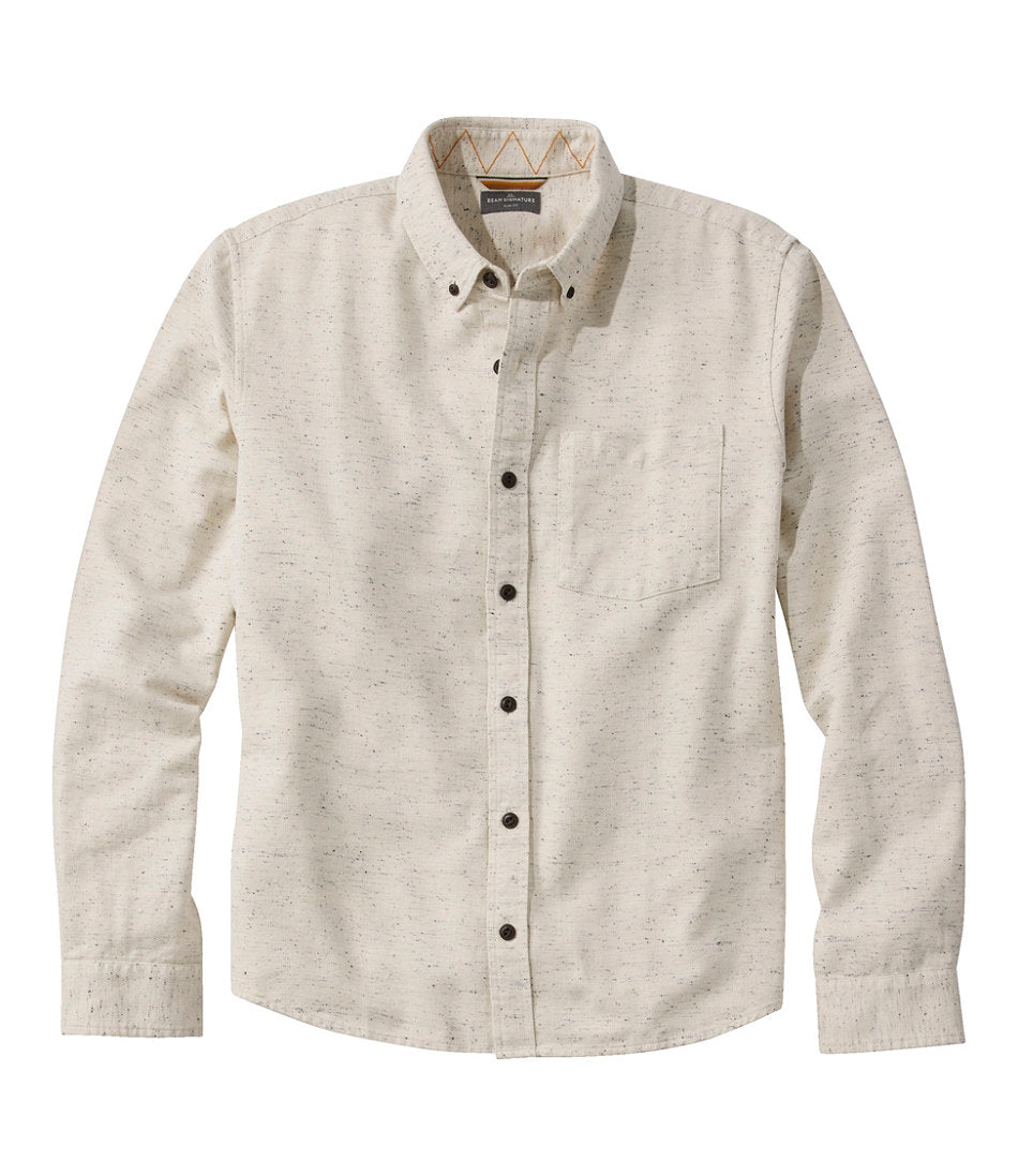 Men's Signature Donegal Woven Shirt, Long-Sleeve | L.L.Bean discount - US 8922
