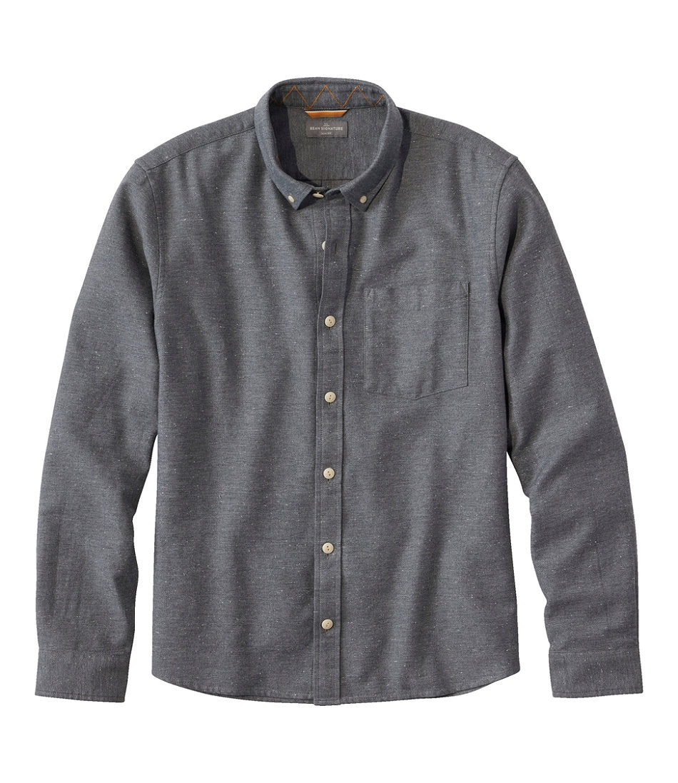 Men's Signature Donegal Woven Shirt, Long-Sleeve | L.L.Bean discount - US 8922