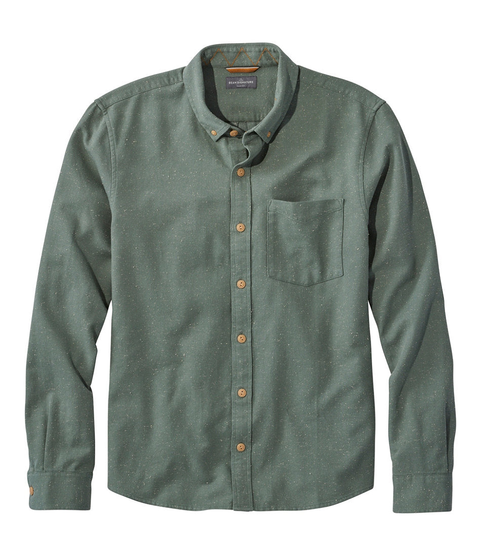Men's Signature Donegal Woven Shirt, Long-Sleeve | L.L.Bean discount - US 8922