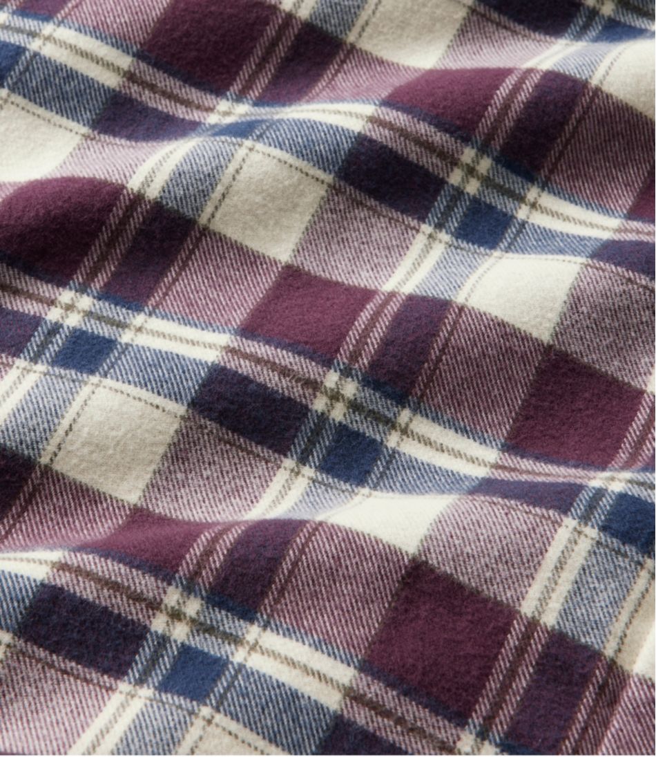 Men's Fleece-Lined Flannel Shirt, Traditional Fit | L.L.Bean outlet