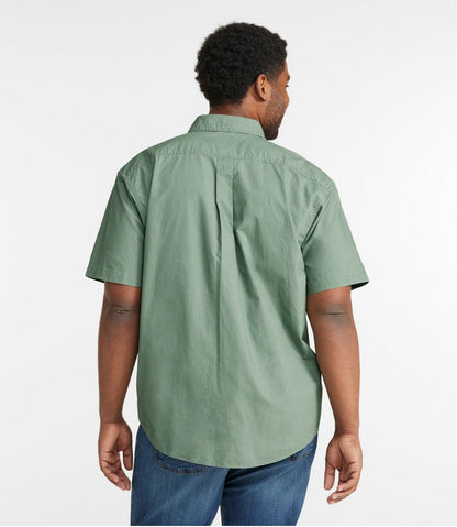 Men's Sunwashed Canvas Shirt, Traditional Fit Short-Sleeve | L.L.Bean sale