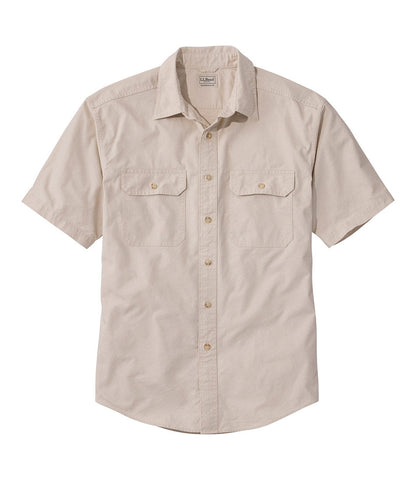 Men's Sunwashed Canvas Shirt, Traditional Fit Short-Sleeve | L.L.Bean sale - US 1547