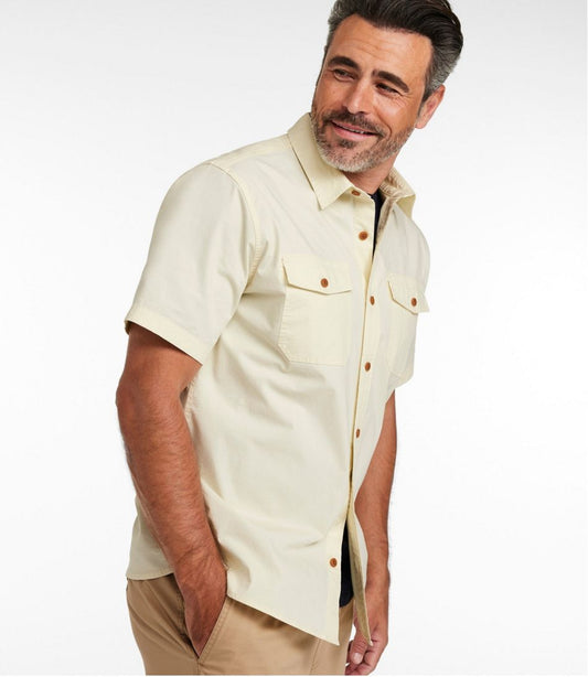 Men's Riverton Ripstop Shirt, Short-Sleeve, Traditional Untucked Fit | L.L.Bean for sale