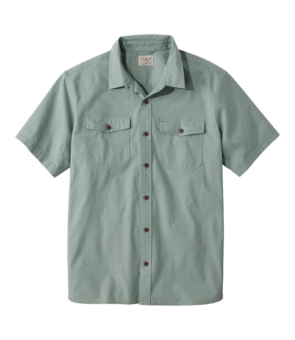 Men's Riverton Ripstop Shirt, Short-Sleeve, Traditional Untucked Fit | L.L.Bean for sale - US 8348