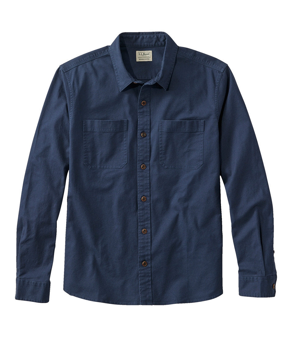 Men's BeanFlex® Twill Shirt, Slightly Fitted Untucked Fit, Long-Sleeve | L.L.Bean near me - US 6800