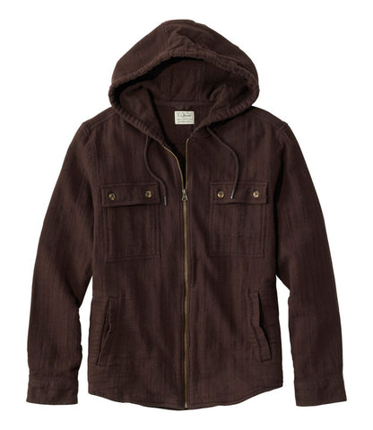 Men's 1912 Field Flannel Shirt, Hooded, Slightly Fitted Untucked Fit | L.L.Bean outlet