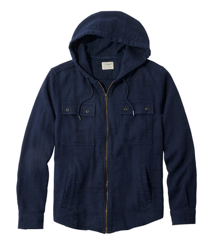 Men's 1912 Field Flannel Shirt, Hooded, Slightly Fitted Untucked Fit | L.L.Bean outlet - US 1778