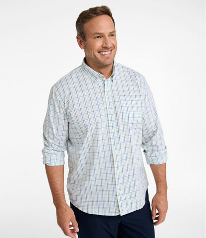 Men's Comfort Stretch Performance® Shirt, Long-Sleeve, Slightly Fitted Untucked Fit, Plaid | L.L.Bean sale