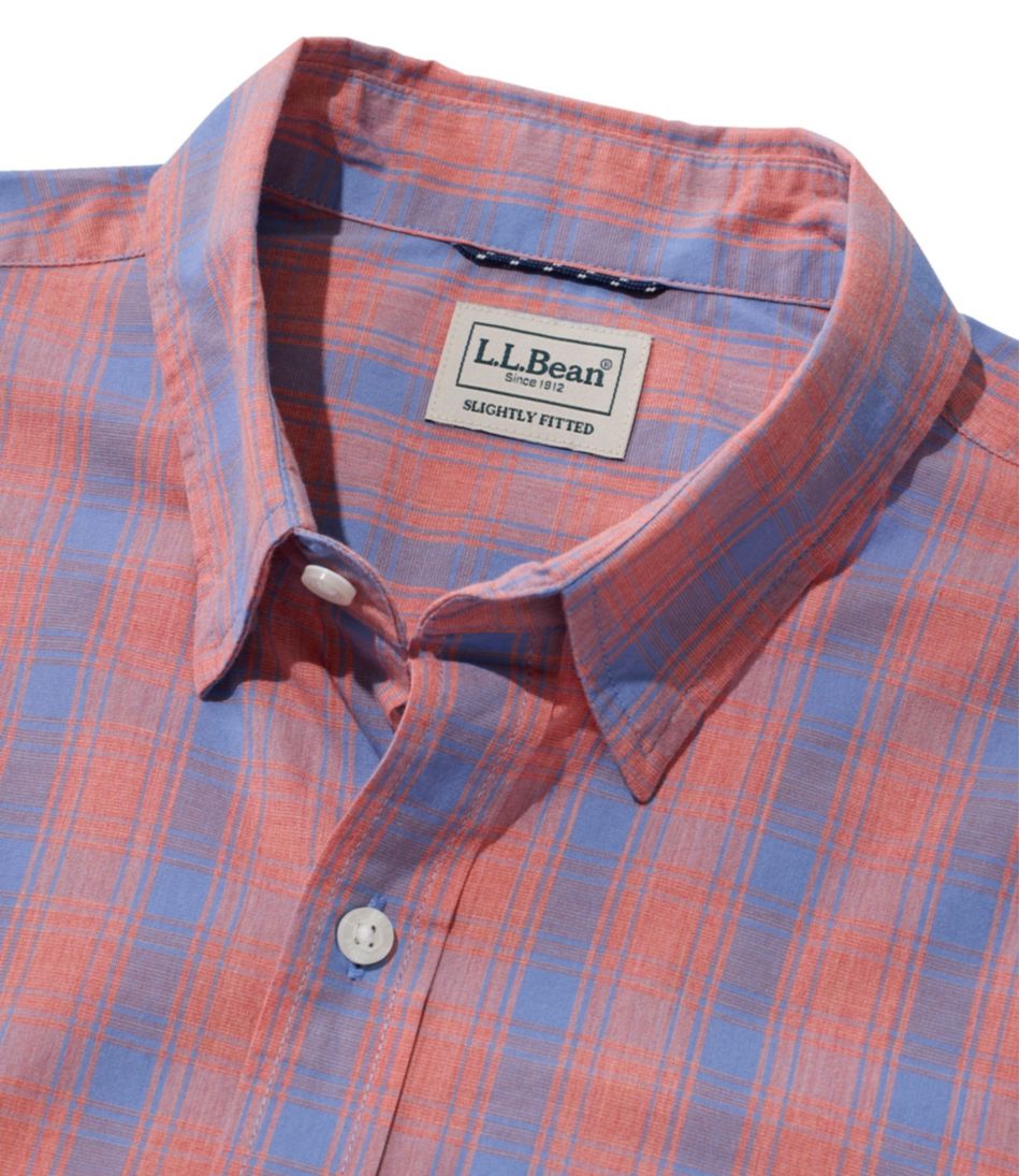Men's Comfort Stretch Performance® Shirt, Long-Sleeve, Slightly Fitted Untucked Fit, Plaid | L.L.Bean sale