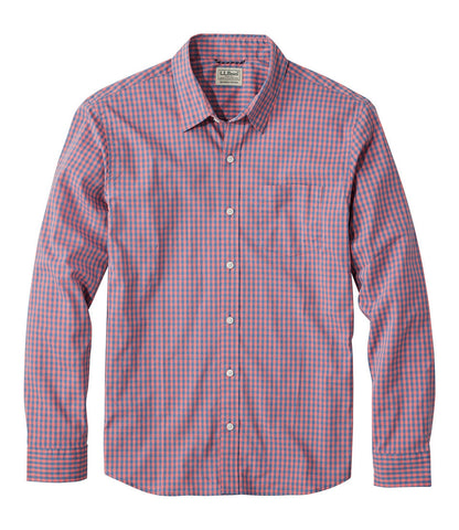 Men's Comfort Stretch Performance® Shirt, Long-Sleeve, Slightly Fitted Untucked Fit, Plaid | L.L.Bean sale - US 3244