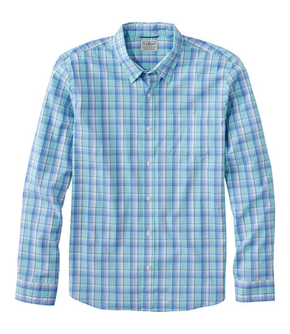 Men's Comfort Stretch Performance® Shirt, Long-Sleeve, Slightly Fitted Untucked Fit, Plaid | L.L.Bean sale - US 3244