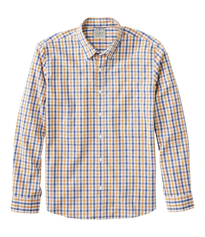 Men's Comfort Stretch Performance® Shirt, Long-Sleeve, Slightly Fitted Untucked Fit, Plaid | L.L.Bean sale - US 3244