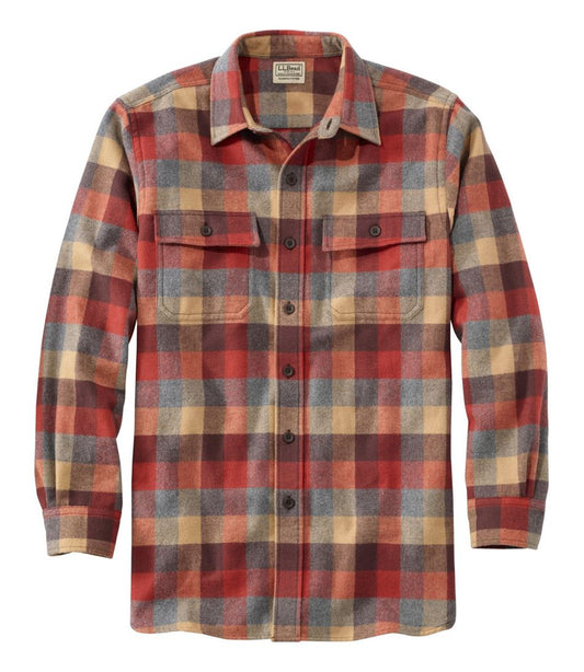 Men's Chamois Shirt, Slightly Fitted, Plaid | L.L.Bean for sale