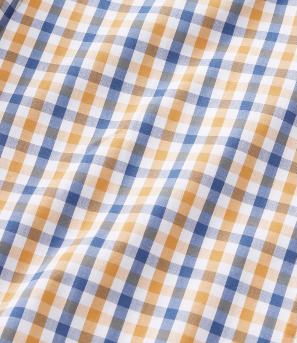 Men's Comfort Stretch Performance® Shirt, Short-Sleeve, Slightly Fitted Untucked Fit, Plaid | L.L.Bean for sale
