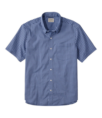 Men's Comfort Stretch Performance® Shirt, Short-Sleeve, Slightly Fitted Untucked Fit, Plaid | L.L.Bean for sale - US 3826