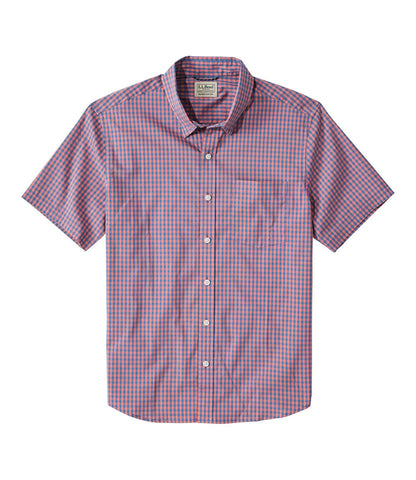Men's Comfort Stretch Performance® Shirt, Short-Sleeve, Slightly Fitted Untucked Fit, Plaid | L.L.Bean for sale - US 3826