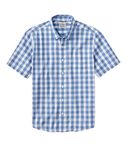 Men's Comfort Stretch Performance® Shirt, Short-Sleeve, Slightly Fitted Untucked Fit, Plaid | L.L.Bean for sale - US 3826