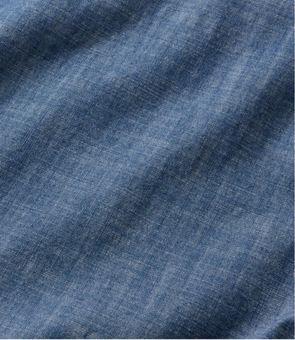Men's Comfort Stretch® Chambray Shirt, Traditional Untucked Fit, Short-Sleeve | L.L.Bean on sale