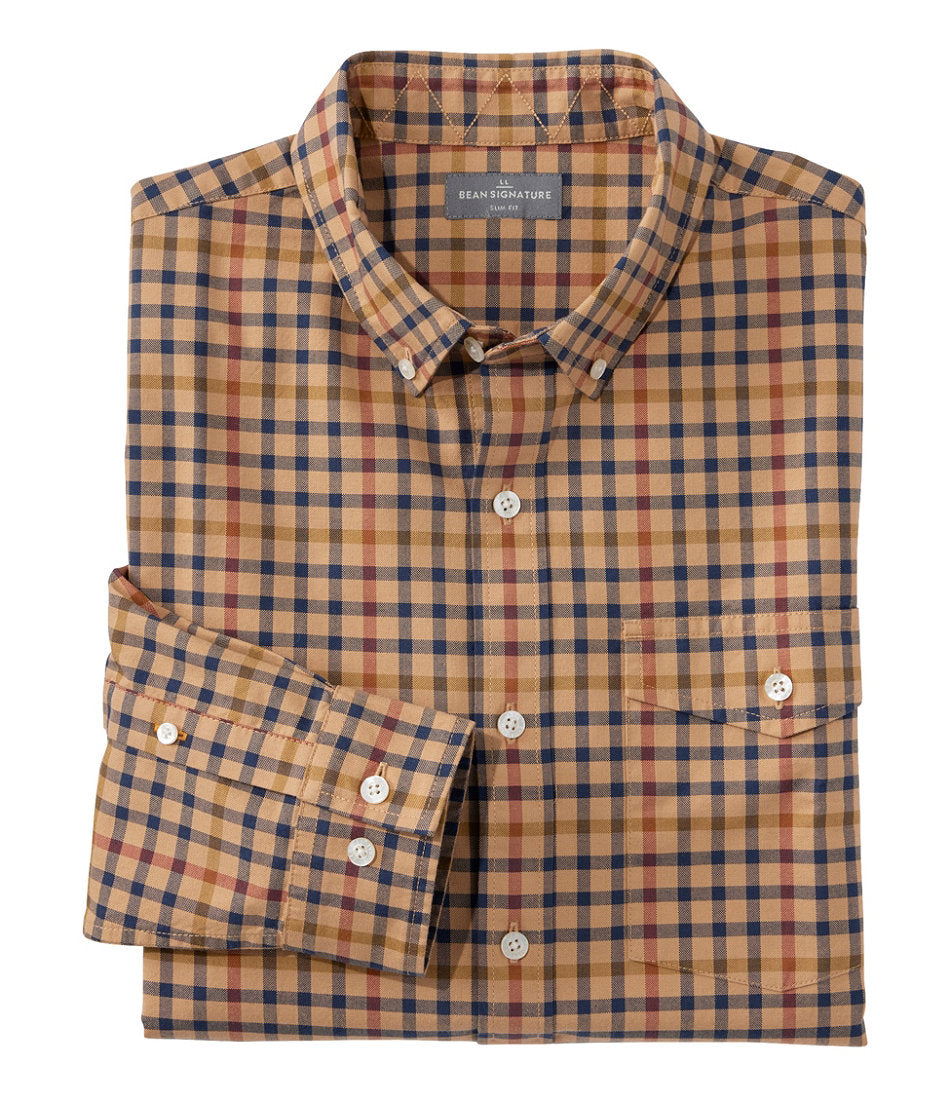 Men's Signature Premium Pima Cotton Oxford Shirt, Long-Sleeve | L.L.Bean near me - US 8583