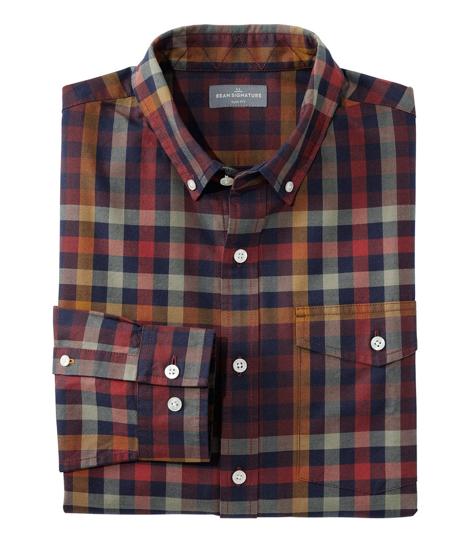 Men's Signature Premium Pima Cotton Oxford Shirt, Long-Sleeve | L.L.Bean near me - US 8583