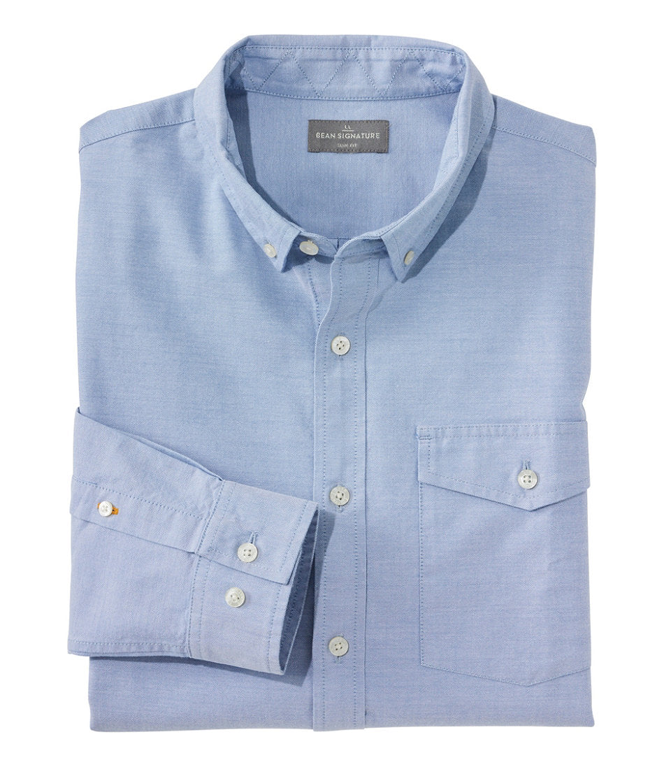 Men's Signature Premium Pima Cotton Oxford Shirt, Long-Sleeve | L.L.Bean near me - US 8583